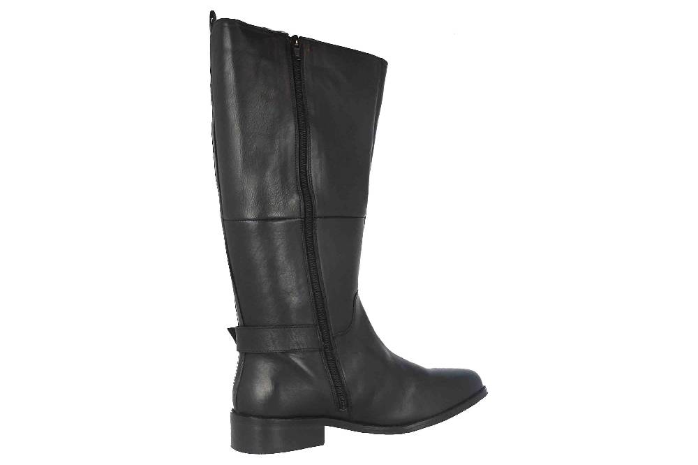MayBe Weitschaftstiefel in Übergrößen Schwarz 67661 Black große Damenschuhe Super Sparpreis