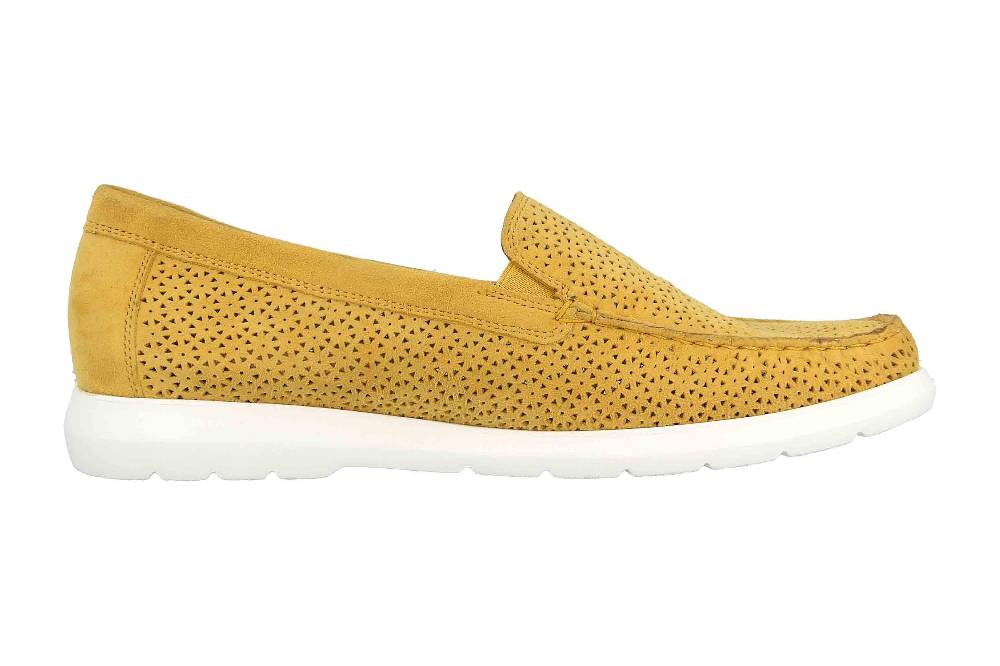 Sioux CORTIZIA-713-H Slipper in Übergrößen Gelb 64903 große Damenschuhe Letzte 2 Tage