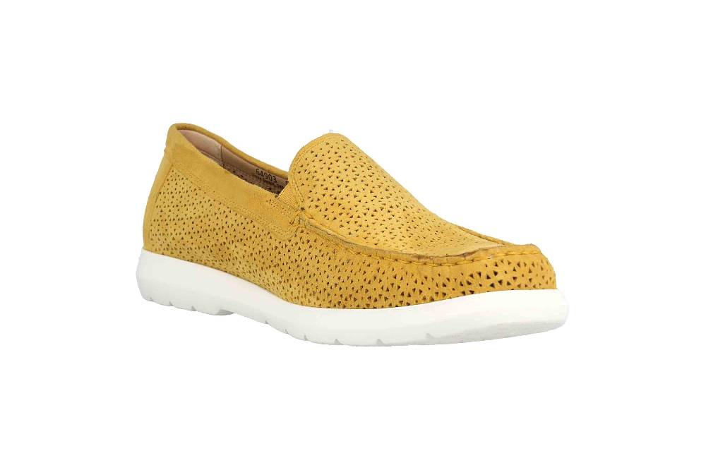 Sioux CORTIZIA-713-H Slipper in Übergrößen Gelb 64903 große Damenschuhe Letzte 2 Tage