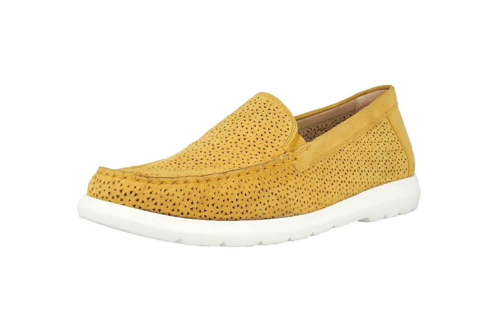 Sioux CORTIZIA-713-H Slipper in Übergrößen Gelb 64903 große Damenschuhe Letzte 2 Tage