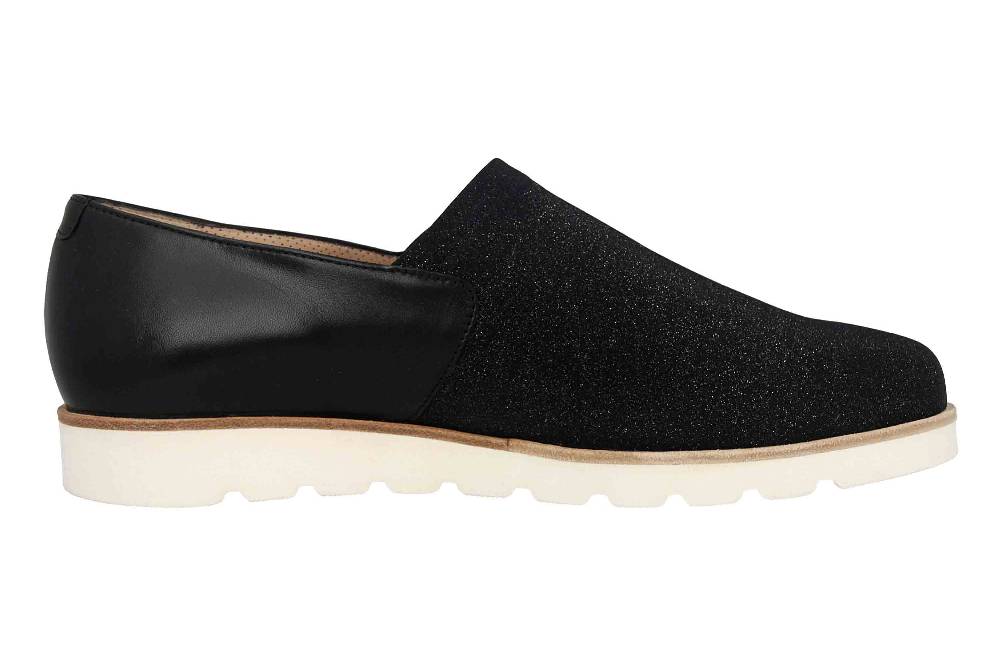 Sioux Meredith-705-XL Slipper in Übergrößen Schwarz 63580 große Damenschuhe Nur noch ein Tag übrig