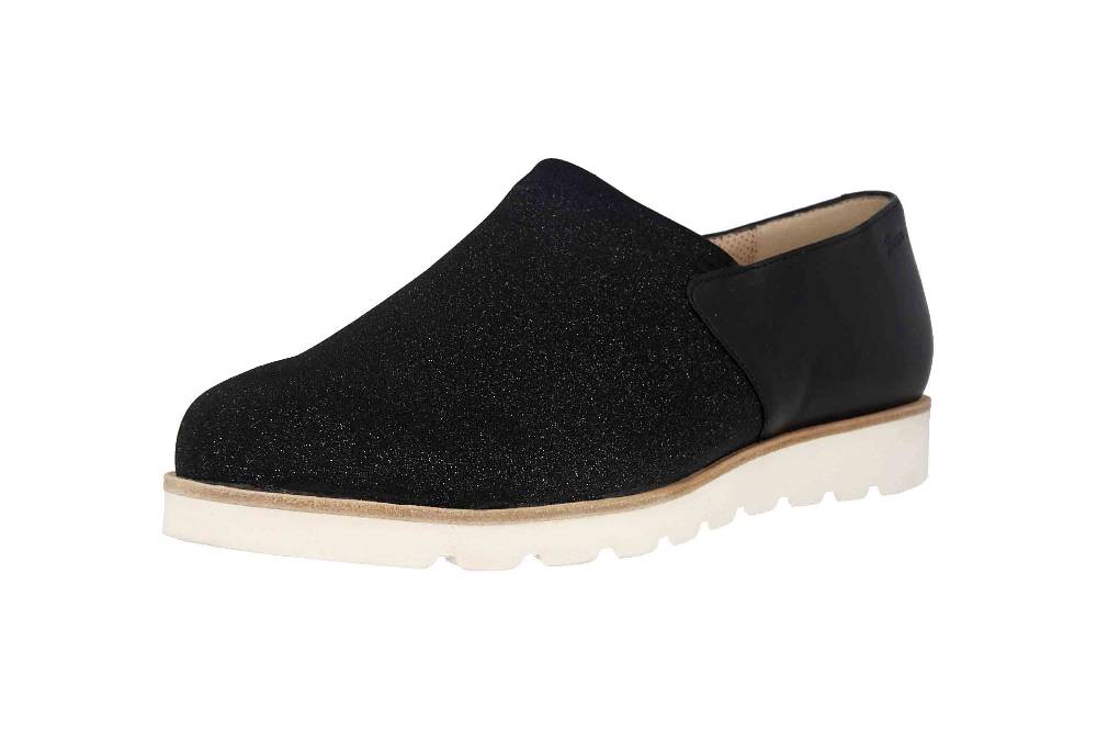 Sioux Meredith-705-XL Slipper in Übergrößen Schwarz 63580 große Damenschuhe Nur noch ein Tag übrig