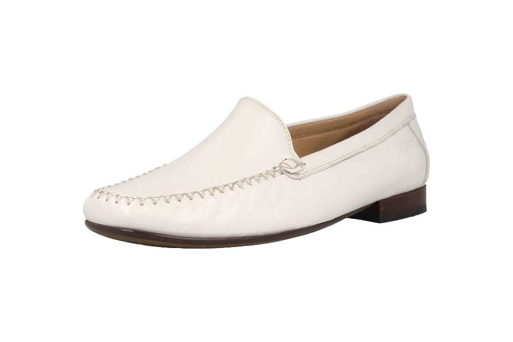 Sioux Campina Slipper in Übergrößen Weiss 63103 große Damenschuhe Clearance-Verkauf