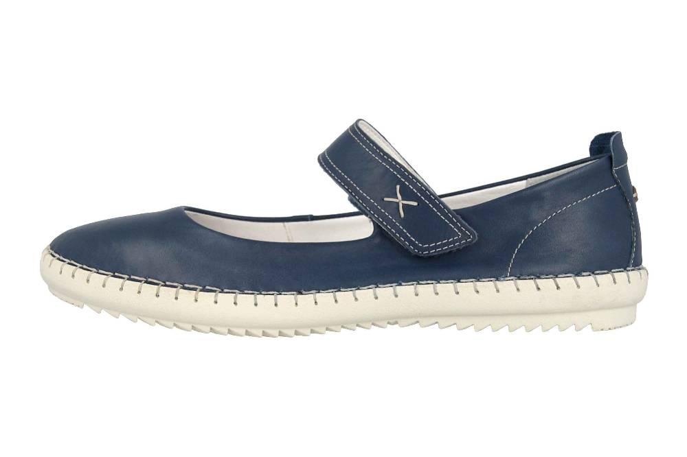 Camel Active Slipper in Übergrößen Blau 880.71.01 große Damenschuhe