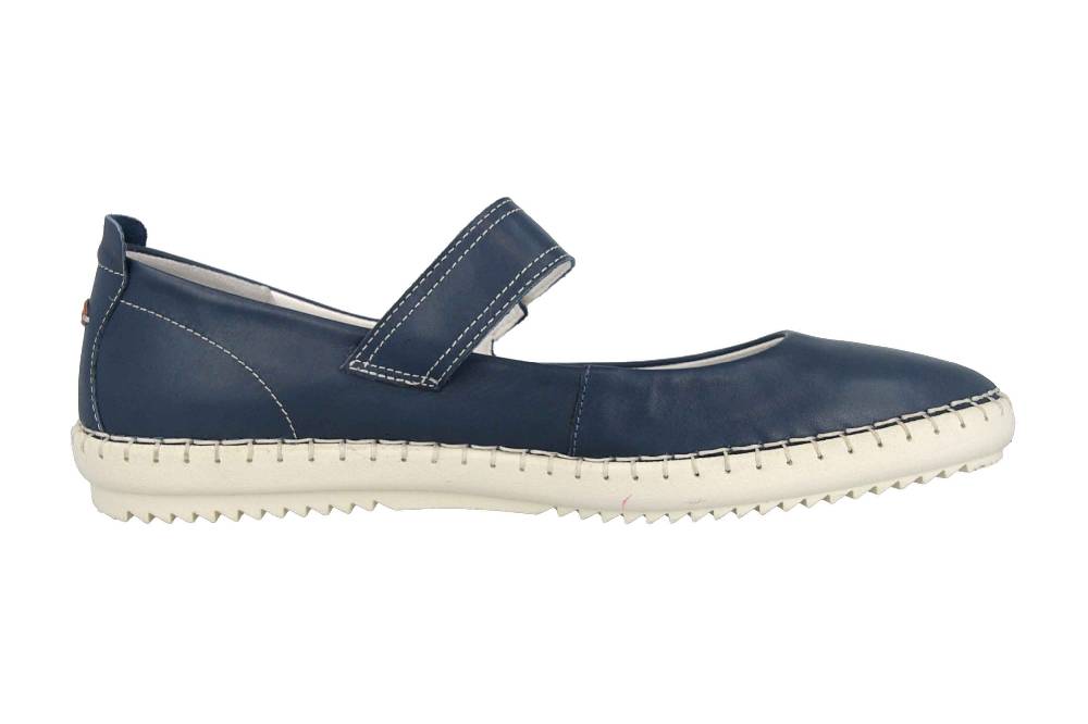 Camel Active Slipper in Übergrößen Blau 880.71.01 große Damenschuhe Kostenloser Versand international