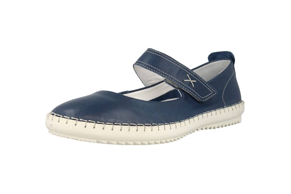Camel Active Slipper in Übergrößen Blau 880.71.01 große Damenschuhe Kostenloser Versand international