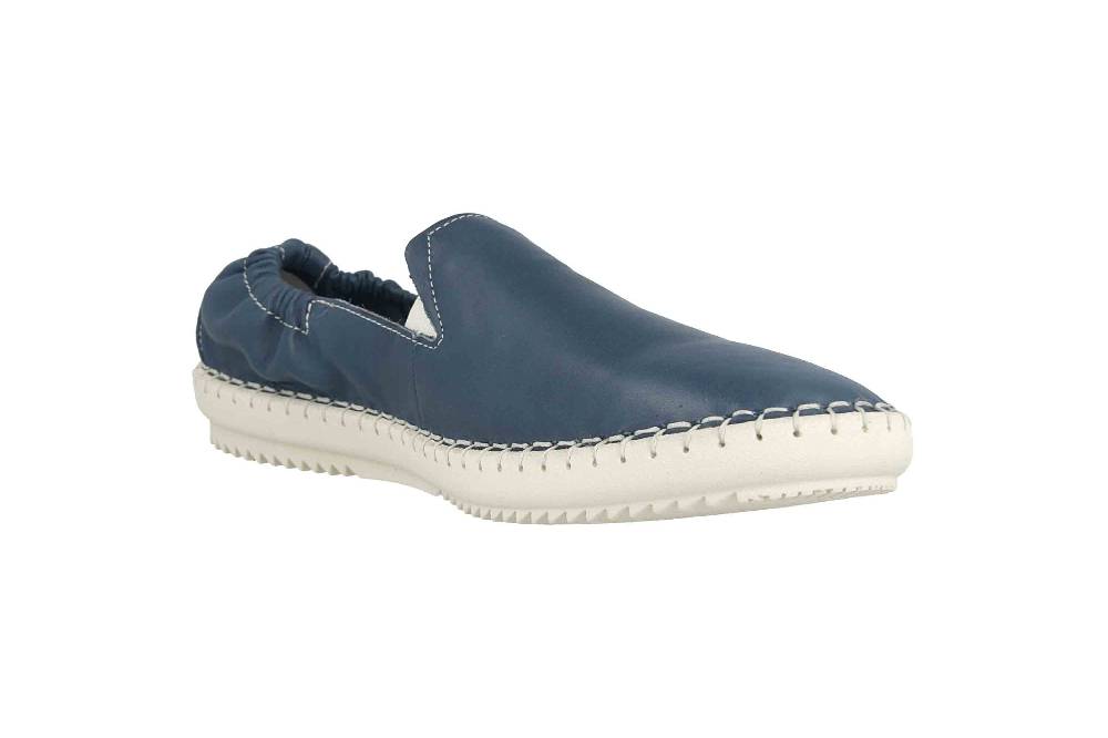 Camel Active Slipper in Übergrößen Blau 880.70.01 große Damenschuhe Fabrikladen