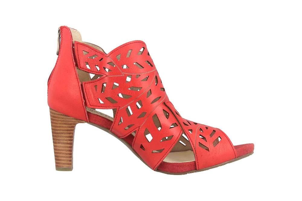 Laura Vita Sandaletten in Übergrößen Rot ALBANE 048 Rouge große Damenschuhe Flash Sale