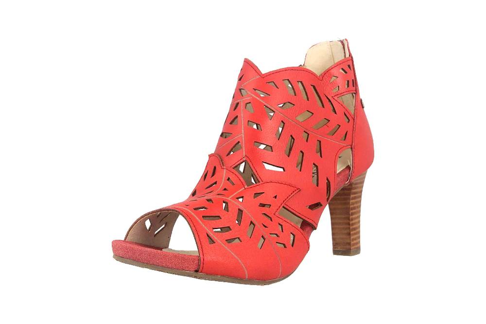 Laura Vita Sandaletten in Übergrößen Rot ALBANE 048 Rouge große Damenschuhe Flash Sale