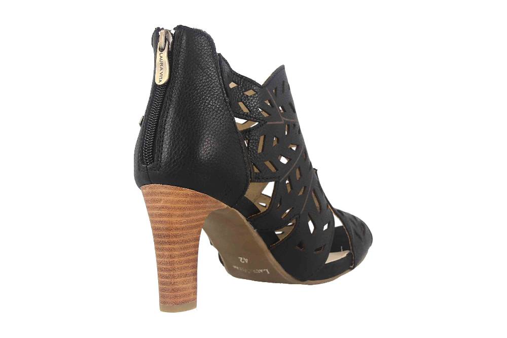 Laura Vita Sandaletten in Übergrößen Schwarz ALBANE 048 Noir große Damenschuhe Begrenztes Angebot