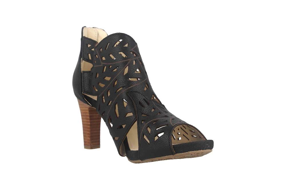 Laura Vita Sandaletten in Übergrößen Schwarz ALBANE 048 Noir große Damenschuhe Begrenztes Angebot