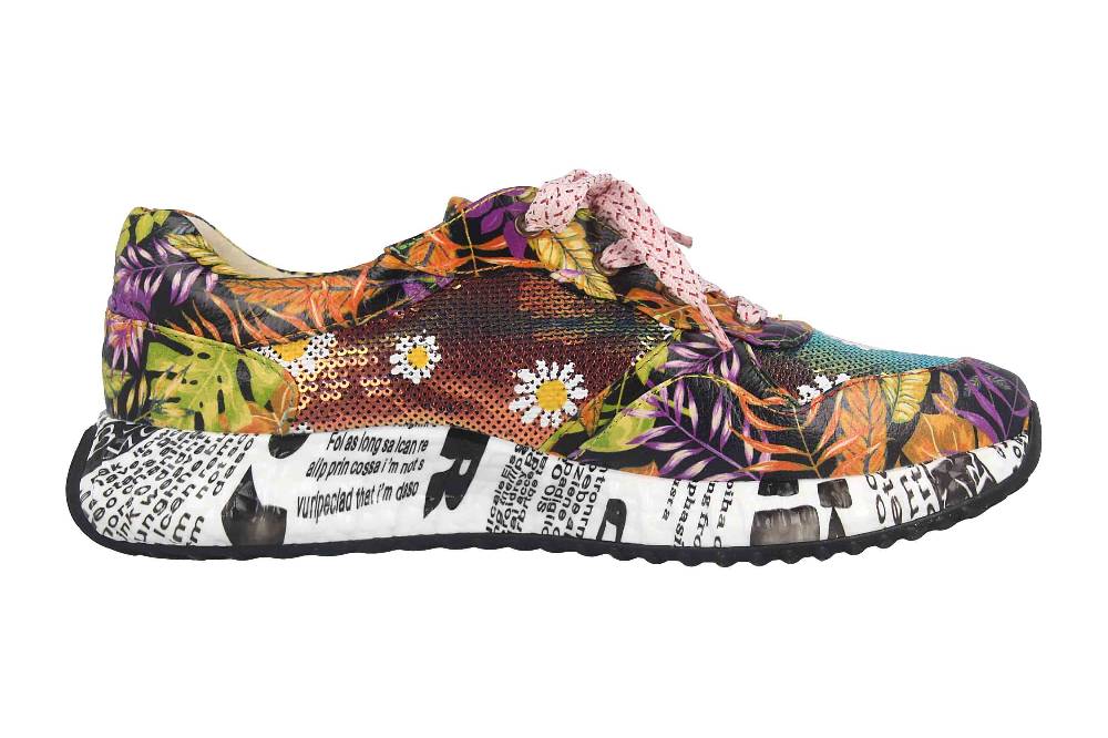 Laura Vita Sneaker in Übergrößen Mehrfarbig BURTON 05 Orange große Damenschuhe Online Shopping
