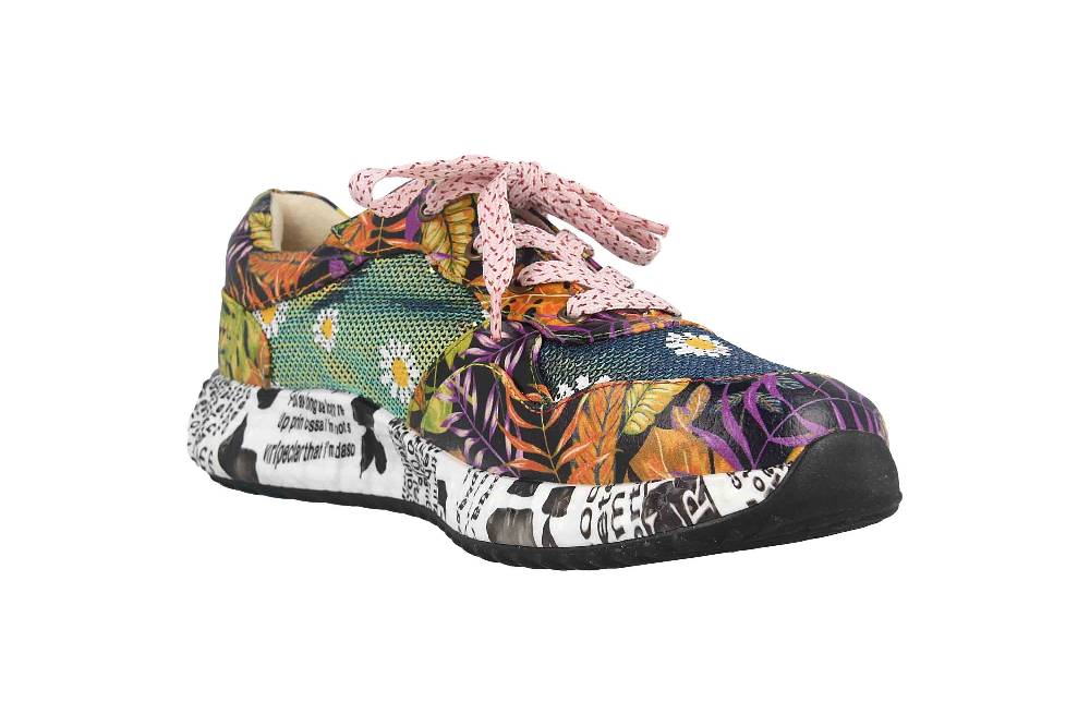 Laura Vita Sneaker in Übergrößen Mehrfarbig BURTON 05 Orange große Damenschuhe Online Shopping