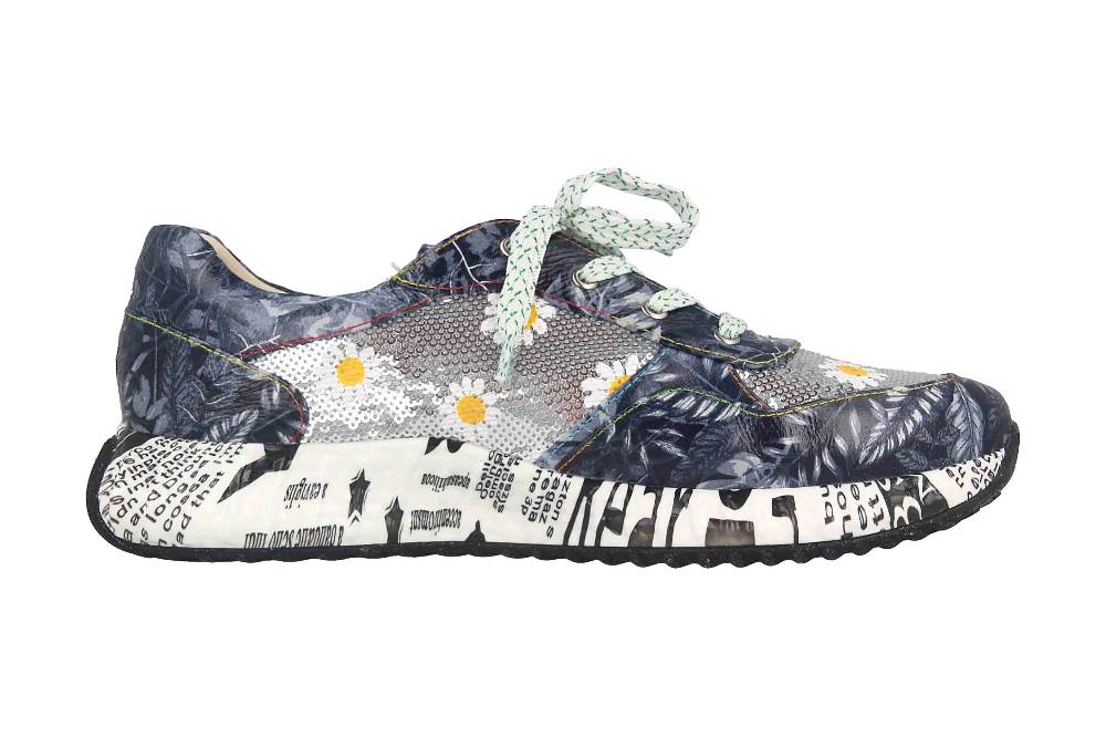 Laura Vita Sneaker in Übergrößen Mehrfarbig BURTON 05 Noir große Damenschuhe Exklusivangebot