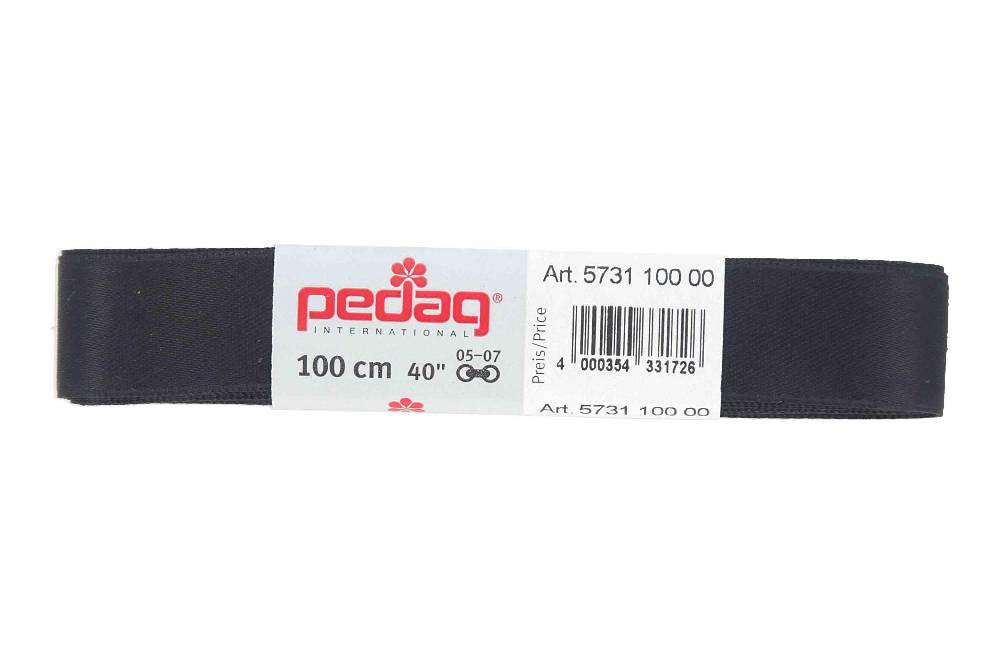 pedag - SATINSENKEL - Schnürsenkel 100 cm (1 Paar) 16 mm breit- Diverse Farben Muttertagsangebot