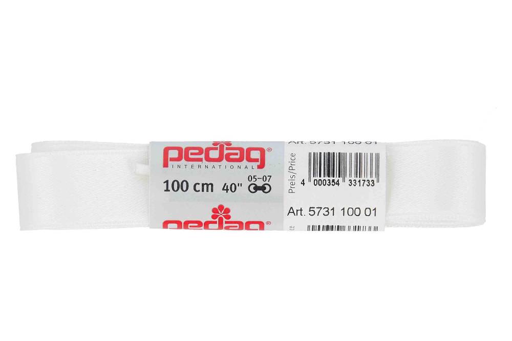 pedag - SATINSENKEL - Schnürsenkel 100 cm (1 Paar) 16 mm breit- Diverse Farben Muttertagsangebot