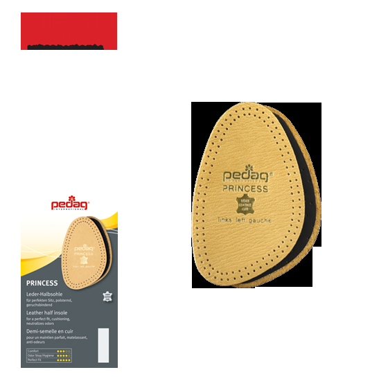 pedag - PRINCESS - Leder Halbsohlen (2 Stück) Tägliche Deals