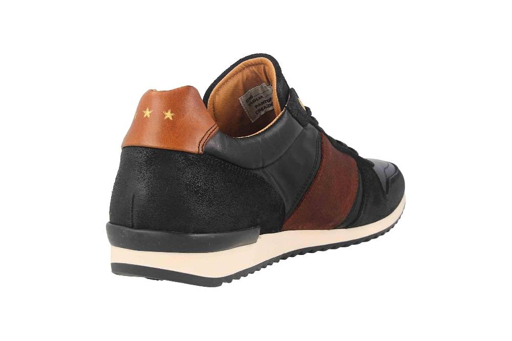 Pantofola d'Oro UMITO UOMO LOW XL Sneaker in Übergrößen Schwarz 10203038.25Y/10203075.25Y große Herrenschuhe Vierteljährliche Förderung