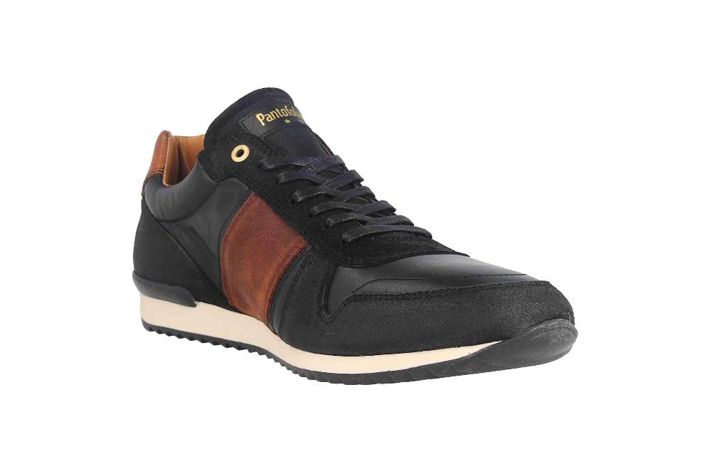 Pantofola d'Oro UMITO UOMO LOW XL Sneaker in Übergrößen Schwarz 10203038.25Y/10203075.25Y große Herrenschuhe Vierteljährliche Förderung