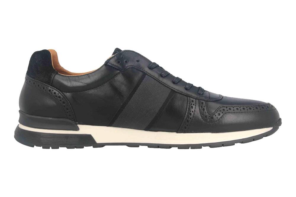 Pantofola d'Oro SANGANO UOMO LOW XL Sneaker in Übergrößen Schwarz 10203019.25Y/10203070.25Y große Herrenschuhe Bis zu 55% Rabatt