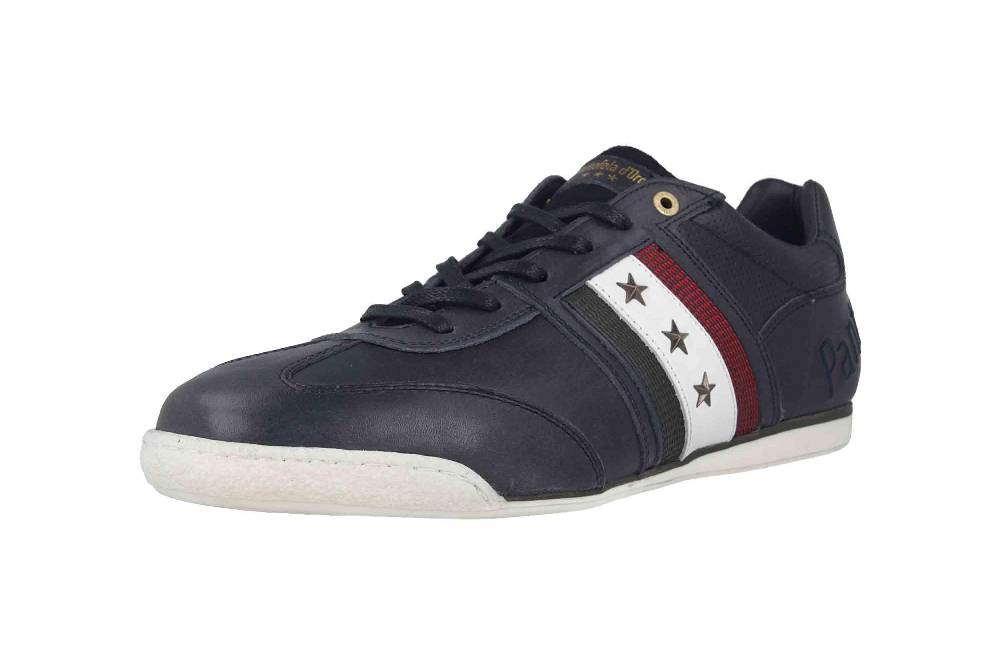 Pantofola d'Oro Imola Romagna Uomo Low Sneaker in Übergrößen Blau 10193037.29Y/10193082.29Y große Herrenschuhe 50% Rabatt mit kostenlosem Versand