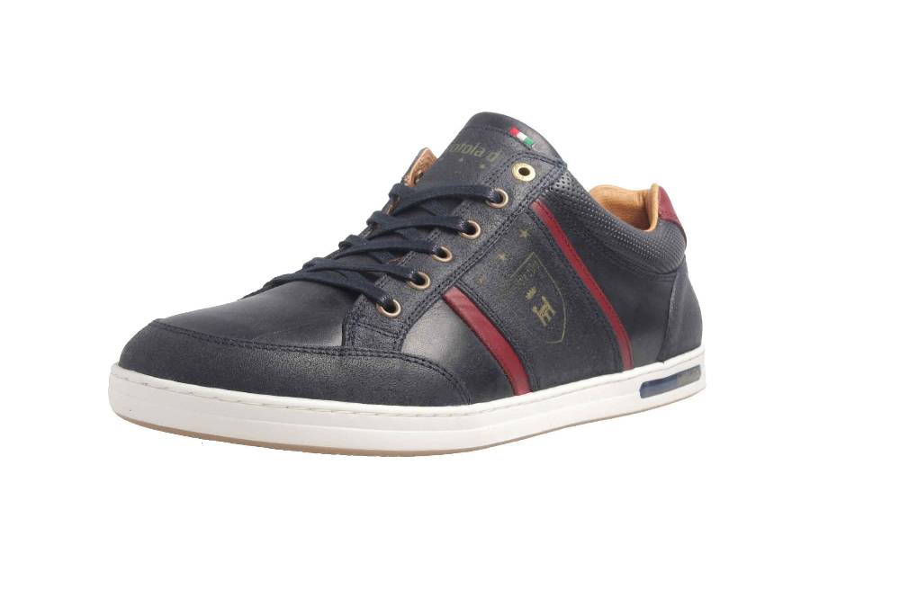 PANTOFOLA D'ORO Sneaker in Übergrößen Blau große Herrenschuhe Black Friday Preise