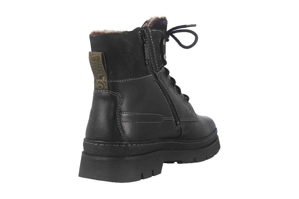 Fretz Men Zoran Boots in Übergrößen Schwarz 2413.8471-51 große Herrenschuhe im Angebot