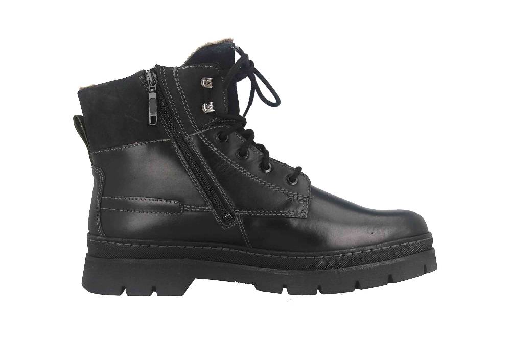 Fretz Men Zoran Boots in Übergrößen Schwarz 2413.8471-51 große Herrenschuhe im Angebot