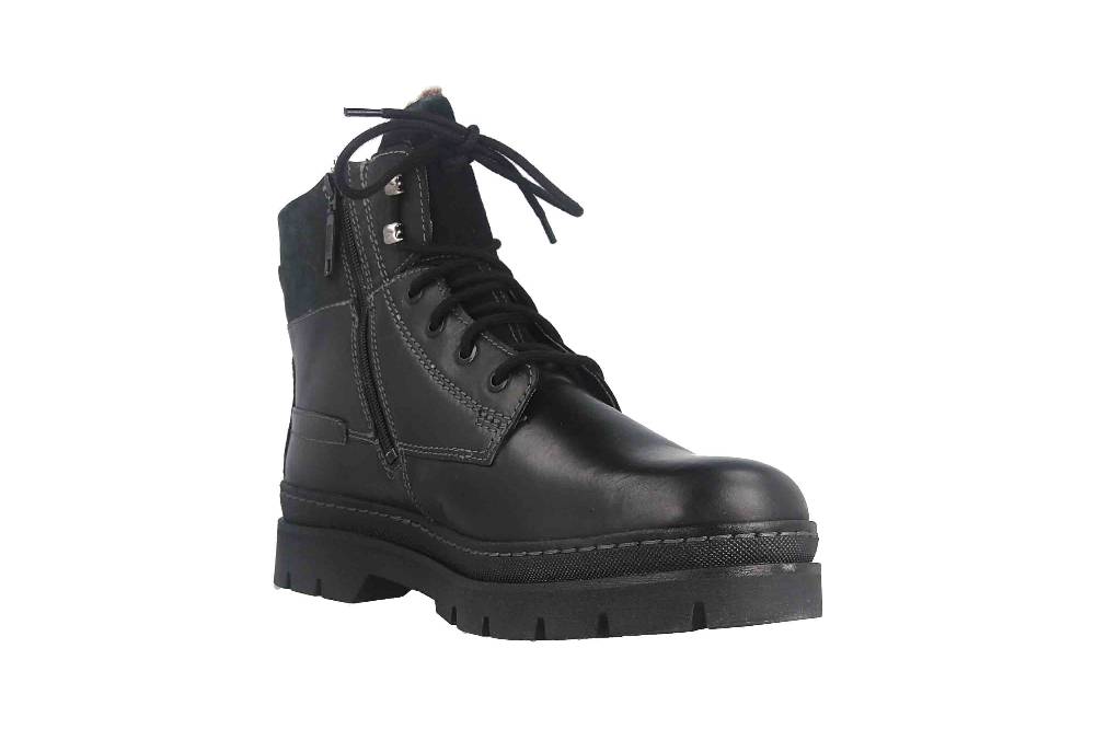 Fretz Men Zoran Boots in Übergrößen Schwarz 2413.8471-51 große Herrenschuhe im Angebot