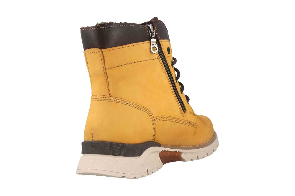 Fretz Men Cooper Boots in Übergrößen Gelb 1326.1416-45 große Herrenschuhe Günstiger Verkauf