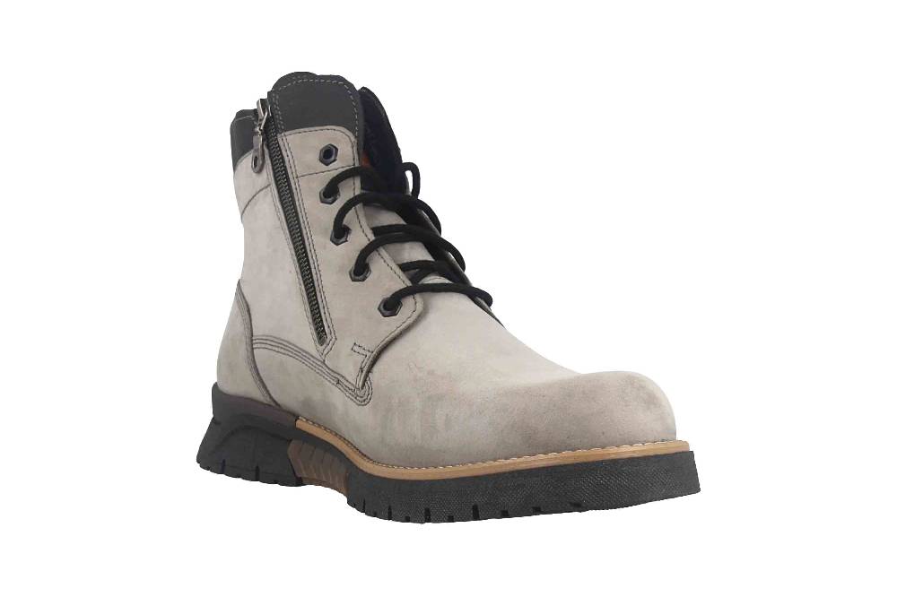 Fretz Men Cooper Boots in Übergrößen Grau 1326.1416-95 große Herrenschuhe Fabrikverkauf