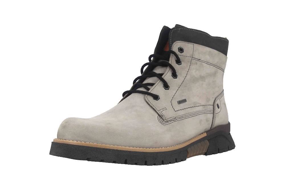 Fretz Men Cooper Boots in Übergrößen Grau 1326.1416-95 große Herrenschuhe Fabrikverkauf