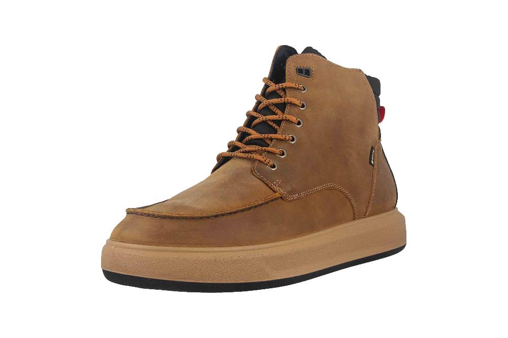 Fretz Men Sem Boots in Übergrößen Braun 4412.2418-20 große Herrenschuhe Meist gekauft