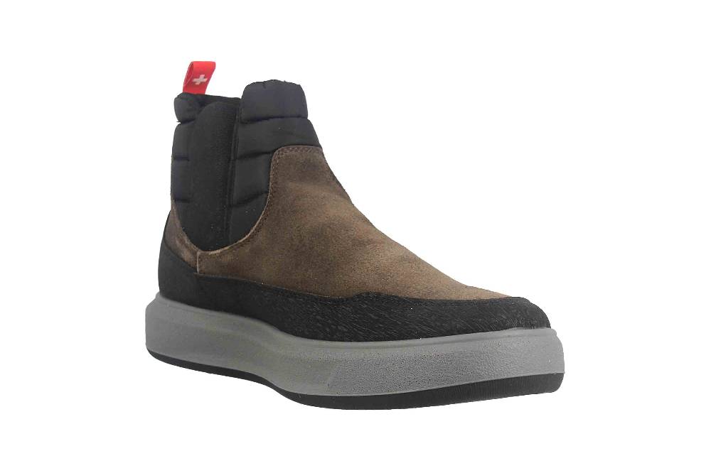 Fretz Men Sem Stiefeletten in Übergrößen Grau 4414.2489-69 große Herrenschuhe Blitzverkäufe