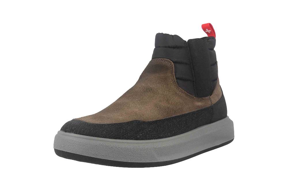 Fretz Men Sem Stiefeletten in Übergrößen Grau 4414.2489-69 große Herrenschuhe Blitzverkäufe