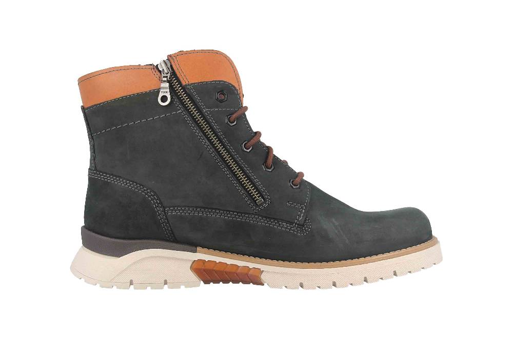 Fretz Men Cooper Boots in Übergrößen Blau 1326.1416-32 große Herrenschuhe Kostenloser Versand