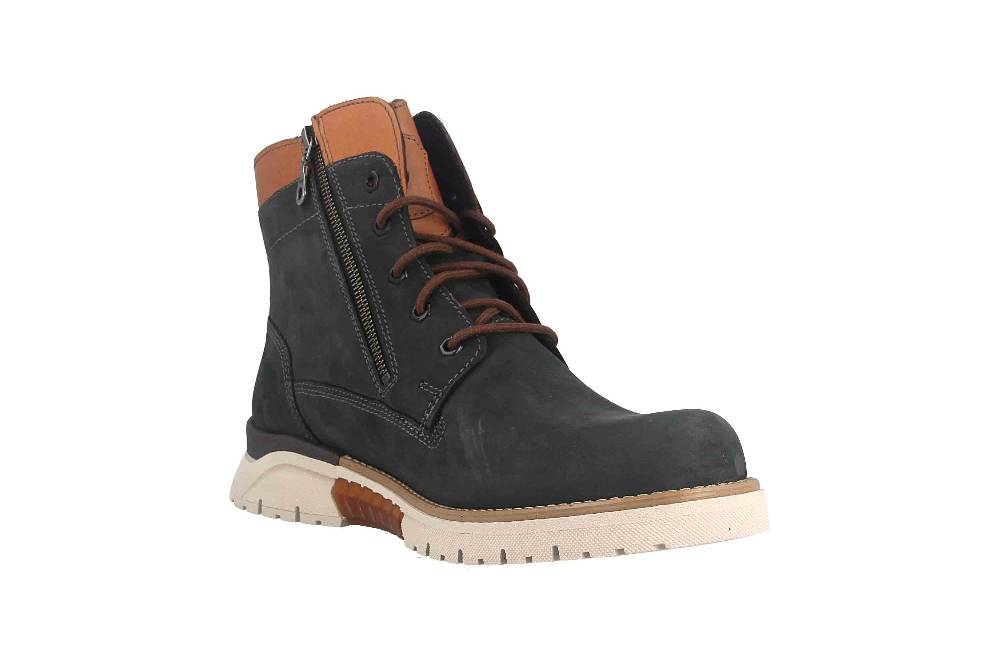Fretz Men Cooper Boots in Übergrößen Blau 1326.1416-32 große Herrenschuhe Kostenloser Versand