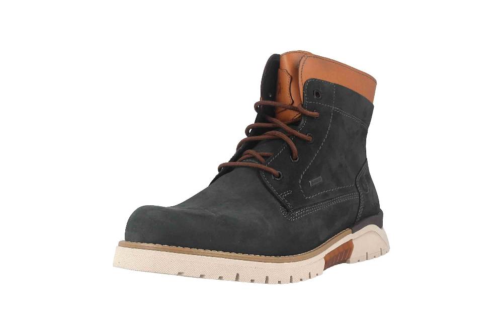 Fretz Men Cooper Boots in Übergrößen Blau 1326.1416-32 große Herrenschuhe Kostenloser Versand