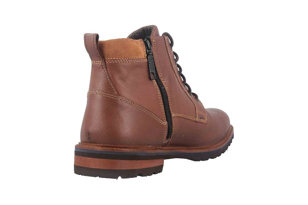 Fretz Men Milano Boots in Übergrößen Braun 6330.9712-12 große Herrenschuhe Fabrik Onlineshop