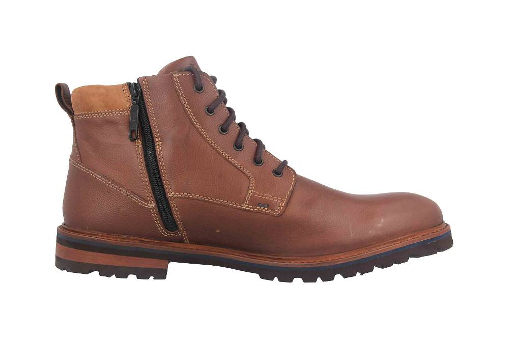 Fretz Men Milano Boots in Übergrößen Braun 6330.9712-12 große Herrenschuhe Fabrik Onlineshop