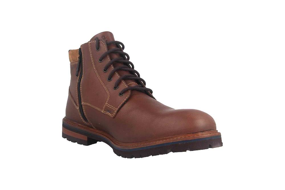 Fretz Men Milano Boots in Übergrößen Braun 6330.9712-12 große Herrenschuhe Fabrik Onlineshop