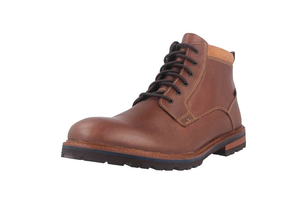 Fretz Men Milano Boots in Übergrößen Braun 6330.9712-12 große Herrenschuhe Fabrik Onlineshop
