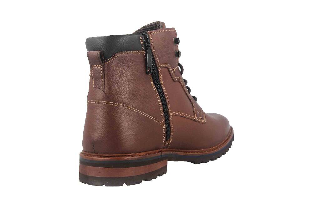 Fretz Men Milano Boots in Übergrößen Braun 6331.9712-12 große Herrenschuhe Fabrikpreis