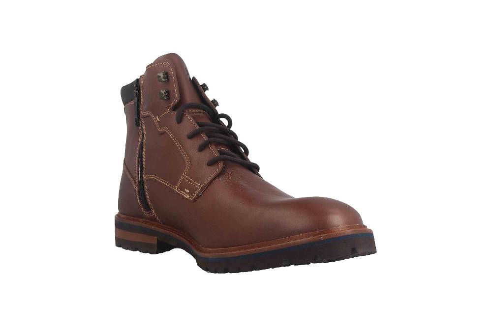 Fretz Men Milano Boots in Übergrößen Braun 6331.9712-12 große Herrenschuhe Fabrikpreis