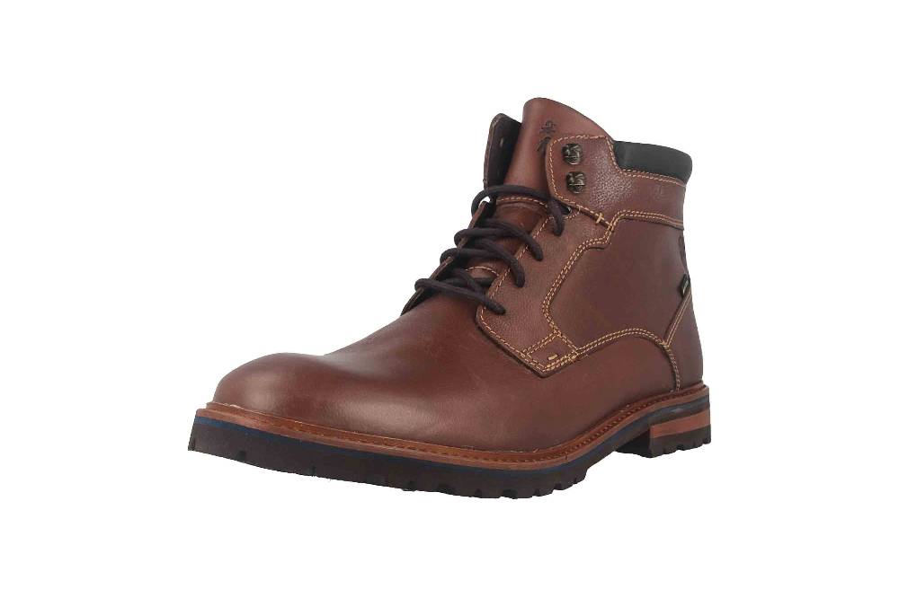 Fretz Men Milano Boots in Übergrößen Braun 6331.9712-12 große Herrenschuhe Fabrikpreis