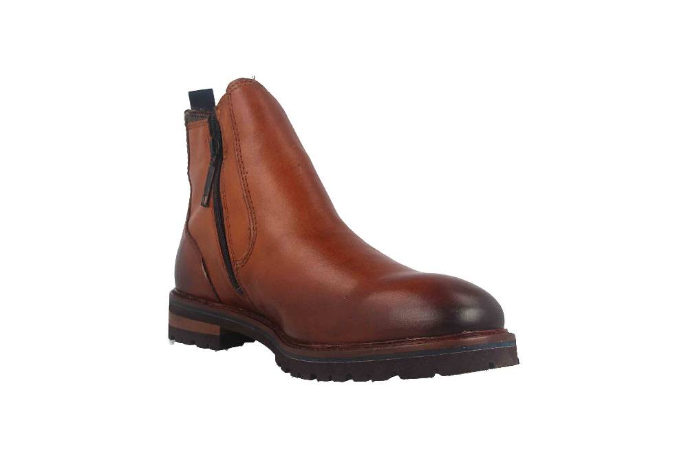 Fretz Men Milano Stiefeletten in Übergrößen Braun 6333.9728-37 große Herrenschuhe Rabatt