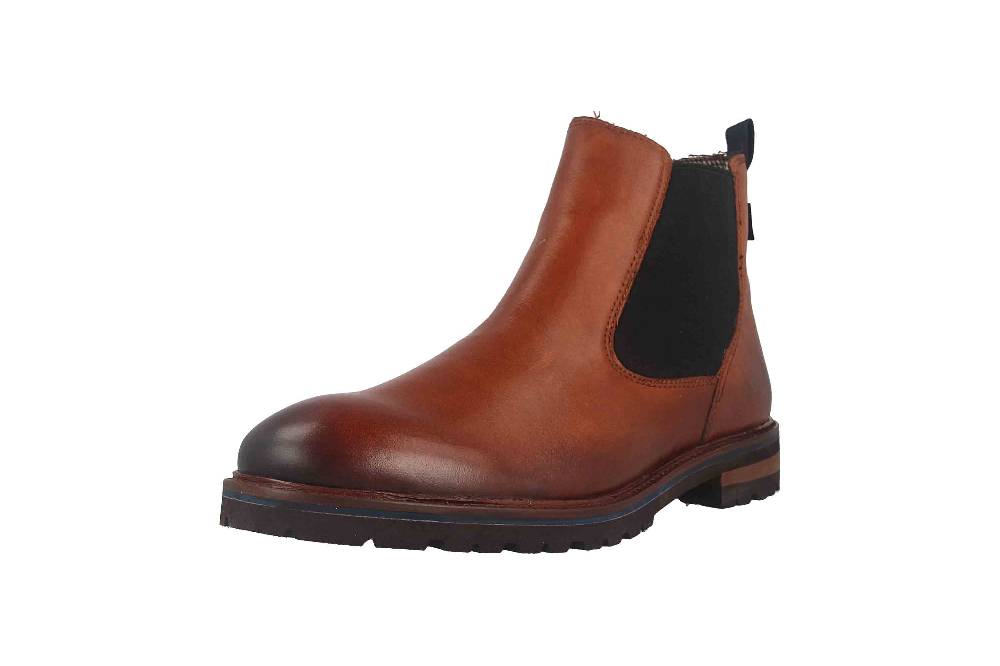 Fretz Men Milano Stiefeletten in Übergrößen Braun 6333.9728-37 große Herrenschuhe Rabatt