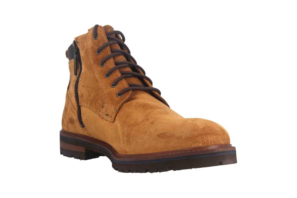 Fretz Men Milano Boots in Übergrößen Braun 6330.9719-89 große Herrenschuhe Günstig kaufen