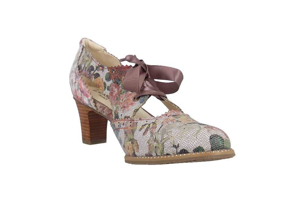 Laura Vita Pumps in Übergrößen Mehrfarbig ELCODIEO 0422 Café große Damenschuhe Saisonschlussverkauf
