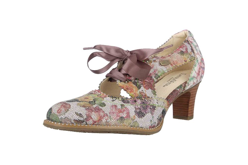 Laura Vita Pumps in Übergrößen Mehrfarbig ELCODIEO 0422 Café große Damenschuhe Saisonschlussverkauf
